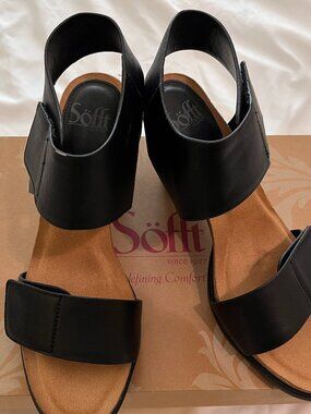 Sofft Cabana black sandal size 9.5